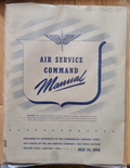 Air Service Command Manual 1942 WW2 USAAF B17 — photo 1