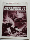 Defender II 2 - Atari 2600 Game Manual Instructions — photo 1