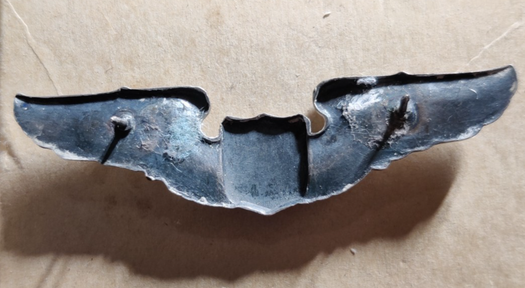 Pilot Wings WW2 Badge 3" USAAF B17 — photo 2