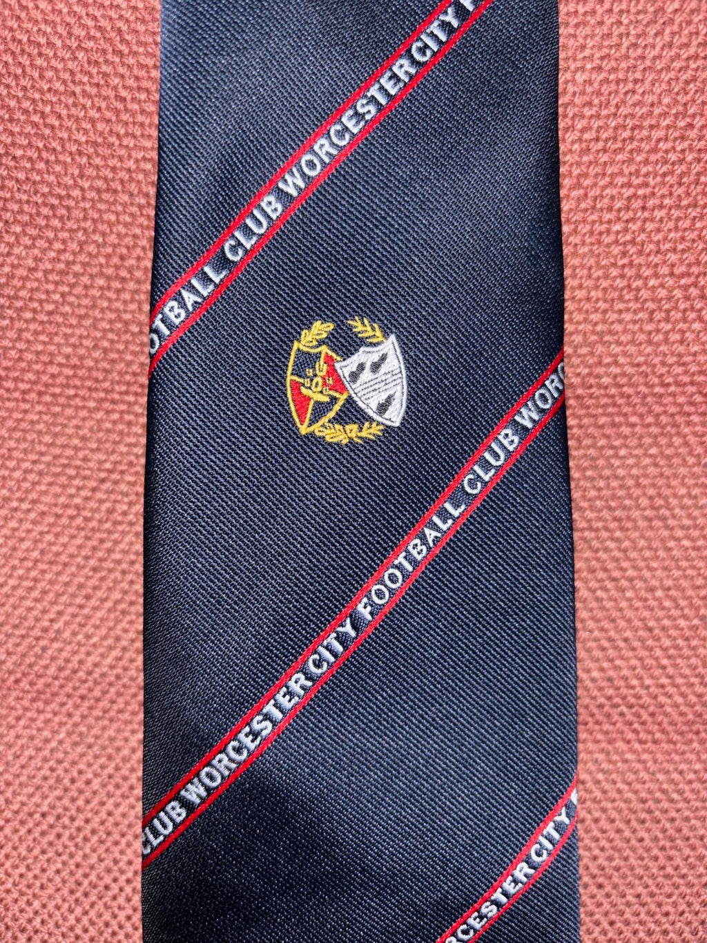 Vintage Worcester City Football Club FC Neck Tie — photo 2