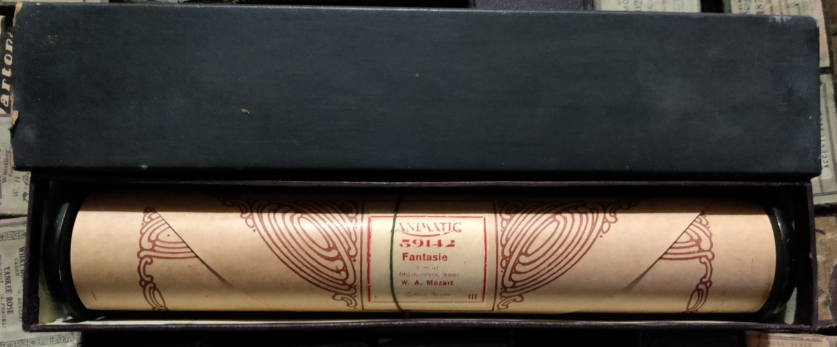 FANTASIE MOZART KOch -Verz 396 Animatic 59142 - Player Piano / Pianola Roll — photo 2