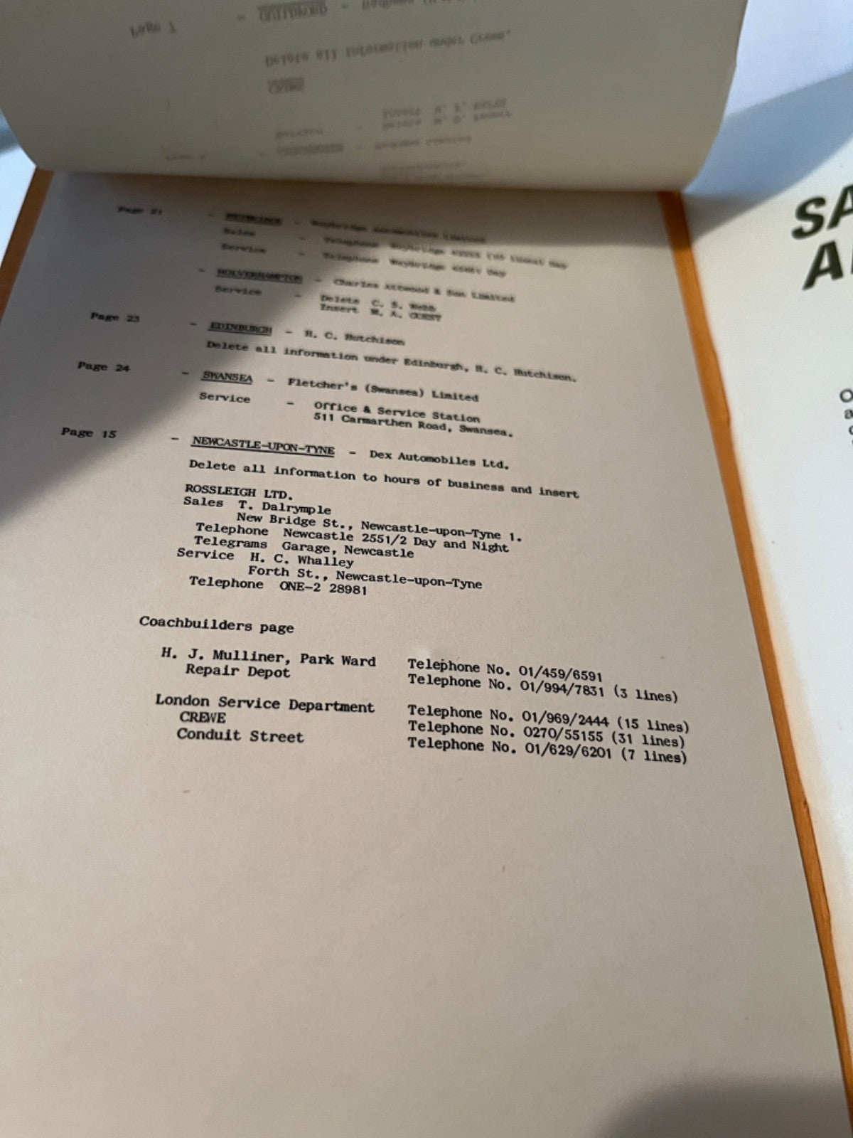 Rolls Royce and Bentley sales and service manual 1968 — photo 4