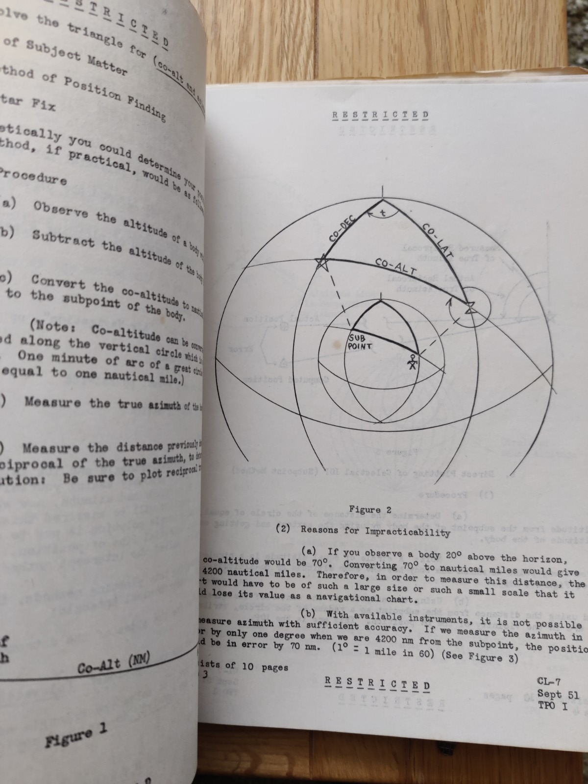 Vintage USAF 1952 Training Study Guides Celestial Navigation, Aircraft Observer — photo 9