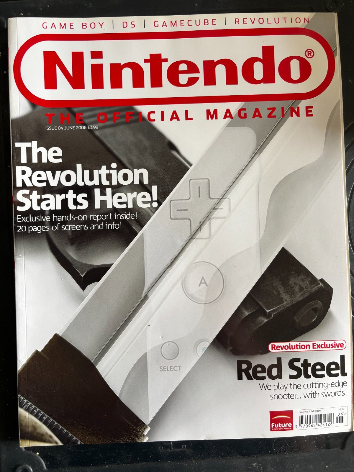 Official Nintendo Magazine Issue 4 June 2006 Red Steel Nintendo Wii Launch ONM — photo 1