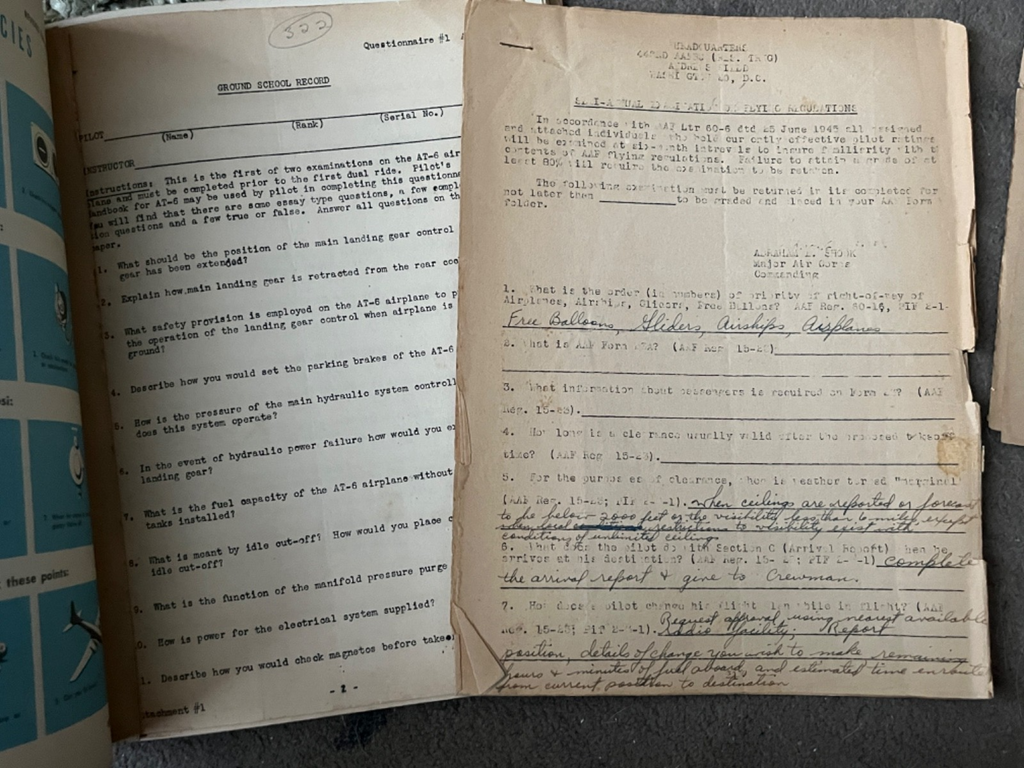 WW2 1945 USAAF Pilots Information File B17  B24 with extras etc Genuine — photo 6