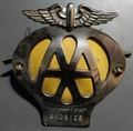 1957-59 9A Vintage AA Classic Car Badge Motoring Emblem Badge Bar — photo 1