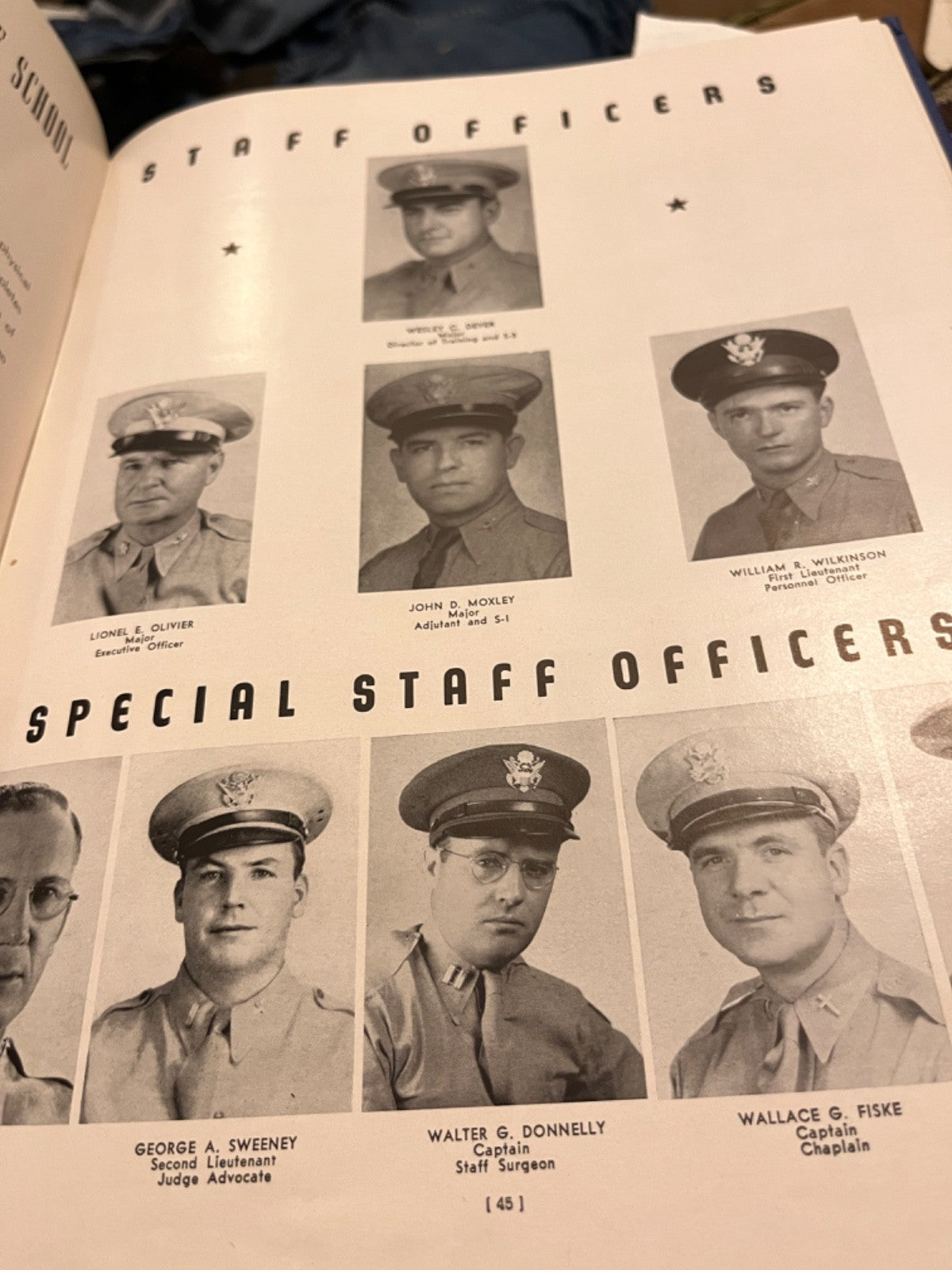 USAAF Class 44-G WW2 Officer Candidate Army Airforce training School B17 — photo 7