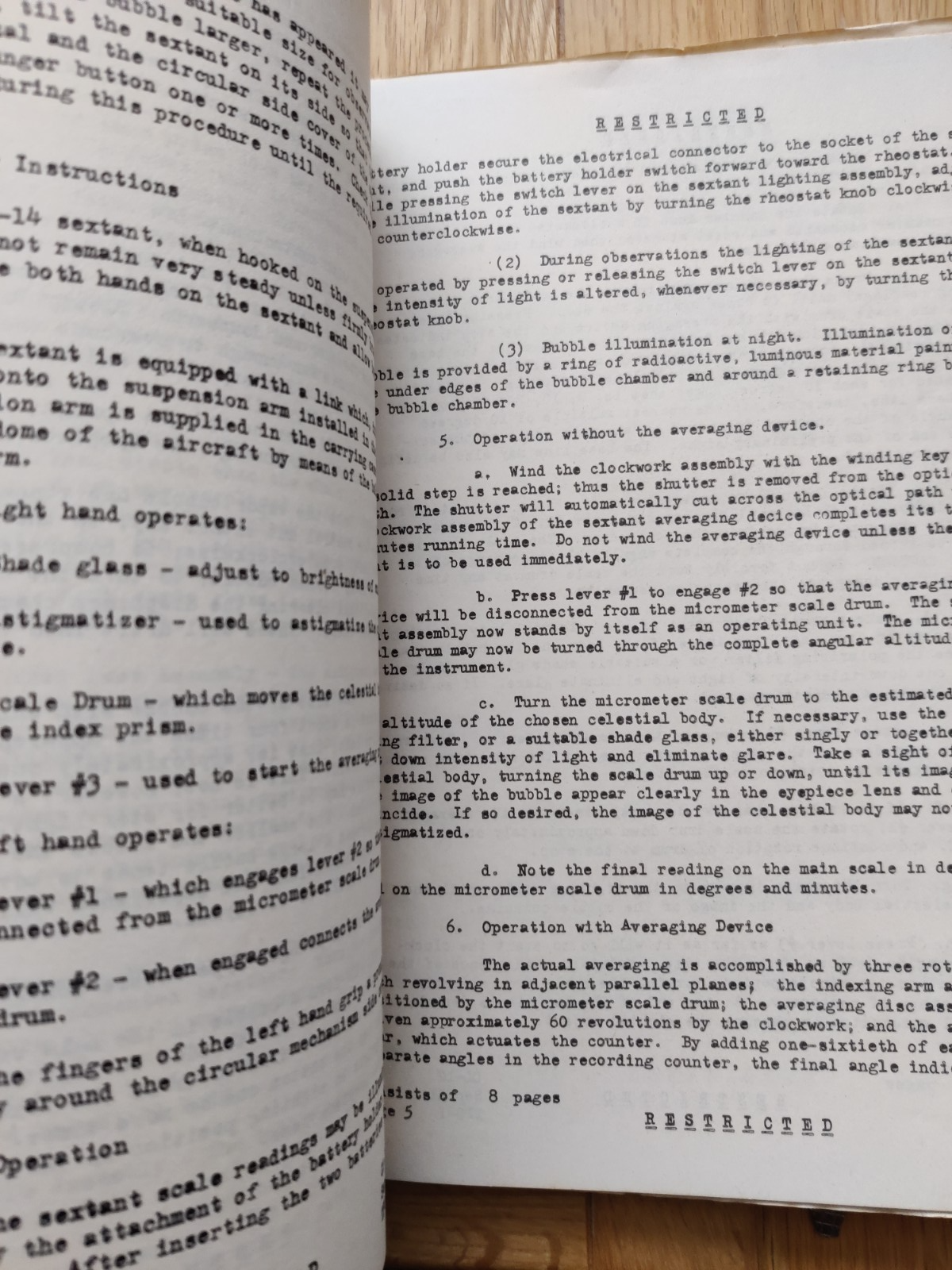 Vintage USAF 1952 Training Study Guides Celestial Navigation, Aircraft Observer — photo 7