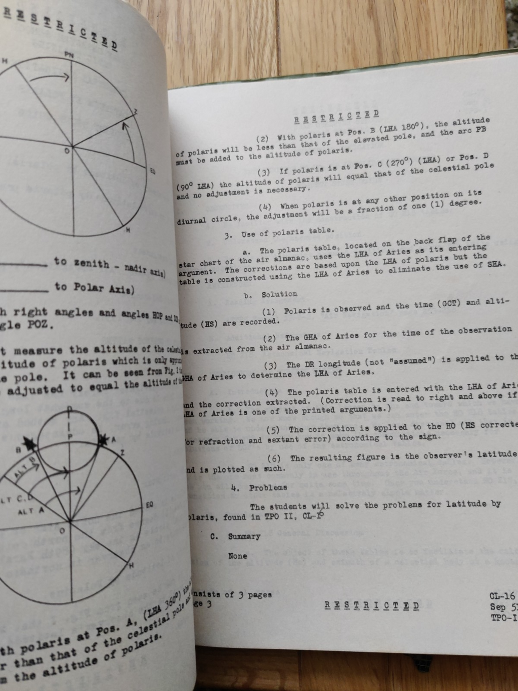 Vintage USAF 1952 Training Study Guides Celestial Navigation, Aircraft Observer — photo 6