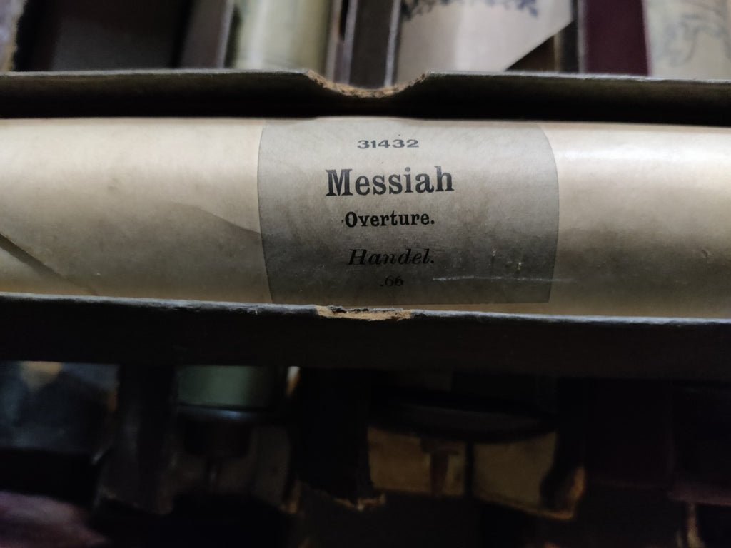 MESSIAH OVERTURE HANDEL .66 31432  - Player Piano / Pianola Roll — photo 1