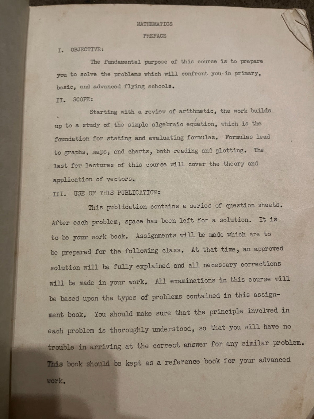 USAAF WW2 Mathematics workbook Kelly Field Texas. Air Corps Training Center — photo 6