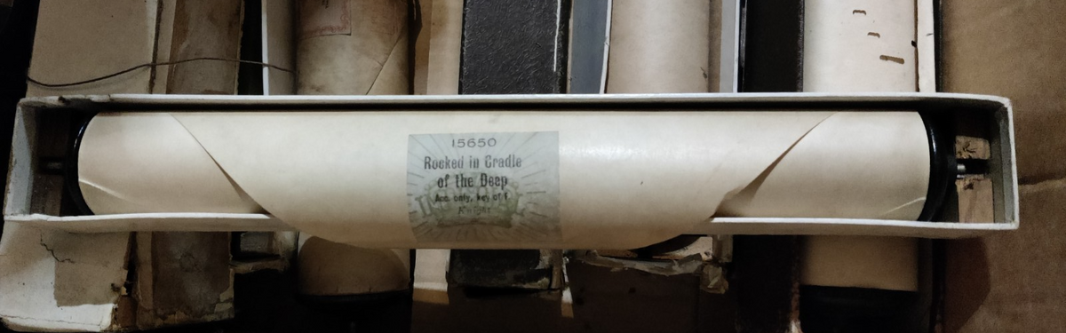 ROCKED IN THE CRADLE OF THE DEEP Knight 15650 - Player Piano / Pianola Roll — photo 2
