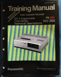 NV-366 VHS Player Genuine Panasonic Service Guide Instructions Repair Manual — photo 1