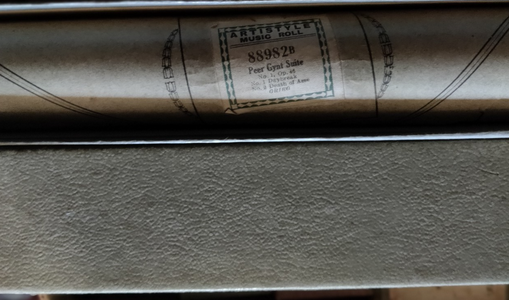 PEER GYNT SUITE Grieg - Aritstyle Music Roll 88982B Player Piano / Pianola Roll — photo 2
