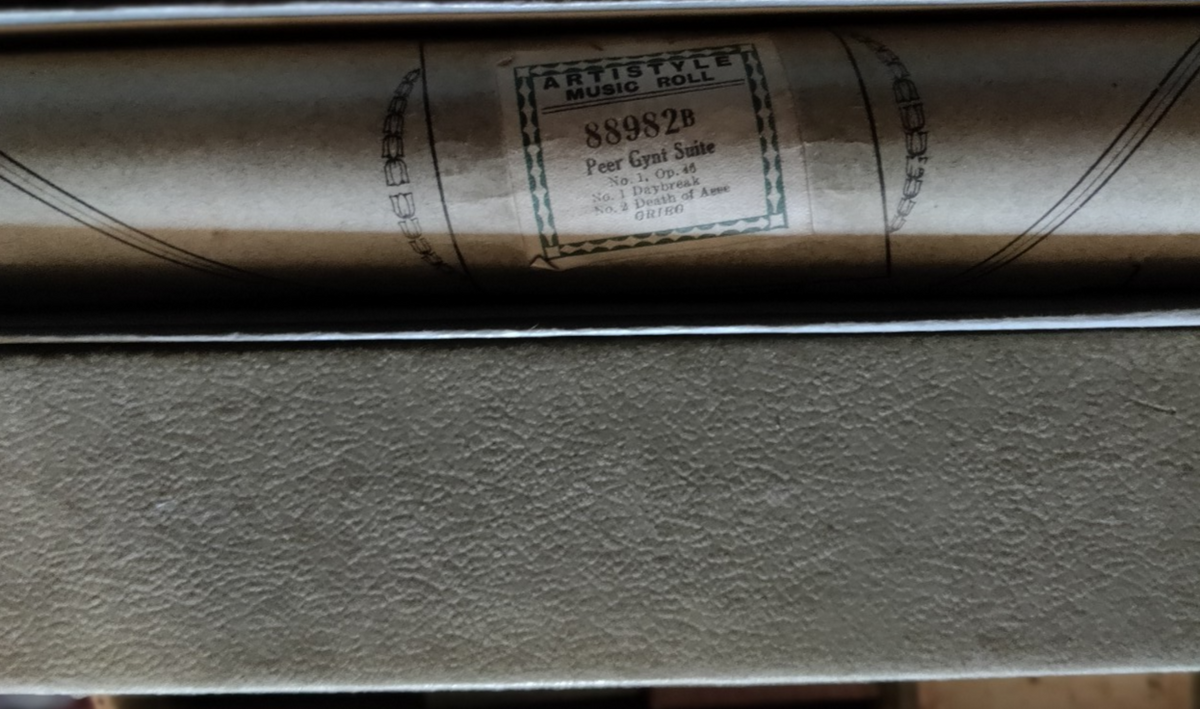 PEER GYNT SUITE Grieg - Aritstyle Music Roll 88982B Player Piano / Pianola Roll — photo 2