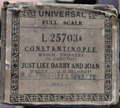 CONSTANTINOPLE Just Like Darby & Joan GILBERT L25703A Player Piano Pianola Roll — photo 1