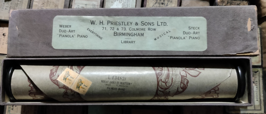WHAT DOES IT MATTER? VALSE YANKEE ROSE - Player Piano / Pianola Roll — photo 2