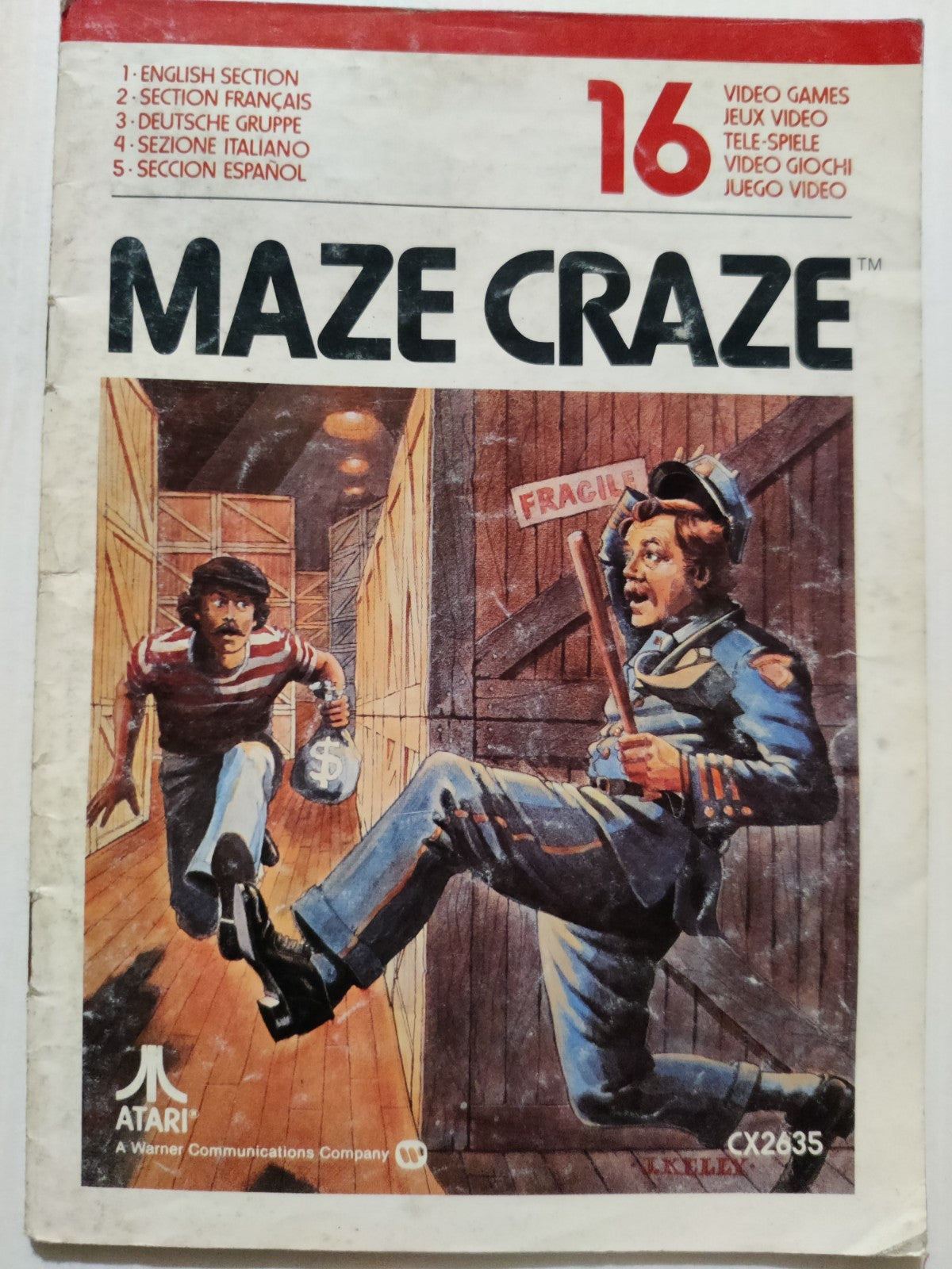 Maze Craze -  Atari 2600 Game Manual Instructions — photo 1