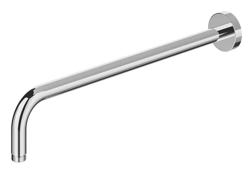 B&Q Cooke & Lewis Stainless Wall Mounted Shower Arm Round Wall Plate 450 x 95mm — photo 1