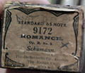 ROMANCE OP 28 NO 2 SCHUMANN Standard 65 Note - Player Piano / Pianola Roll — photo 1
