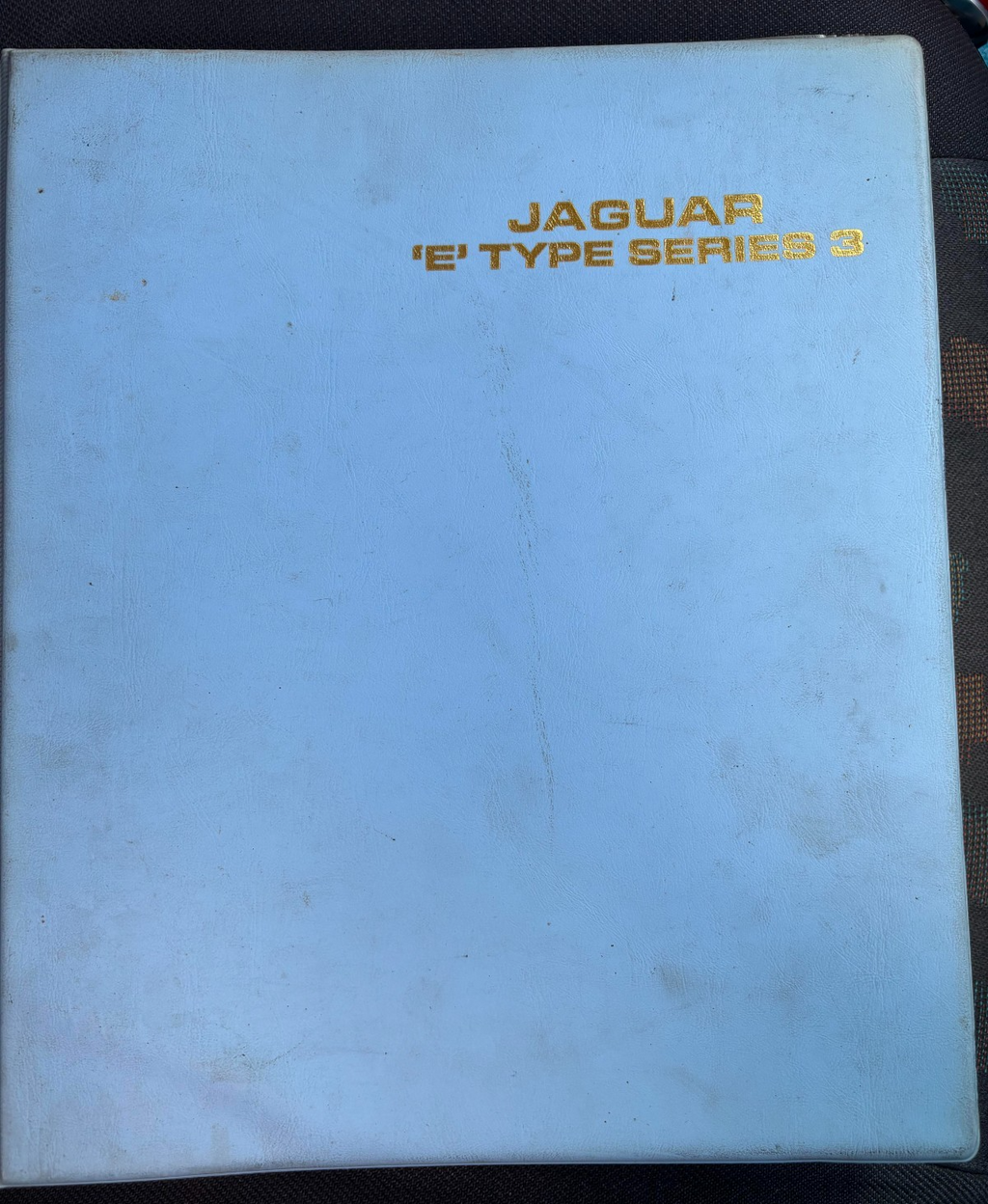 Genuine Original JAGUAR Service Repair Operation Manual for Series 3 E-Type XK-E — photo 1
