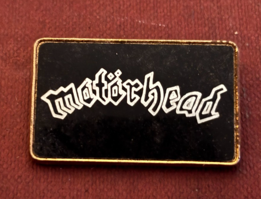Vintage MOTORHEAD 1970s/1980s Metal Pin Badge Classic Rock Metal — photo 1