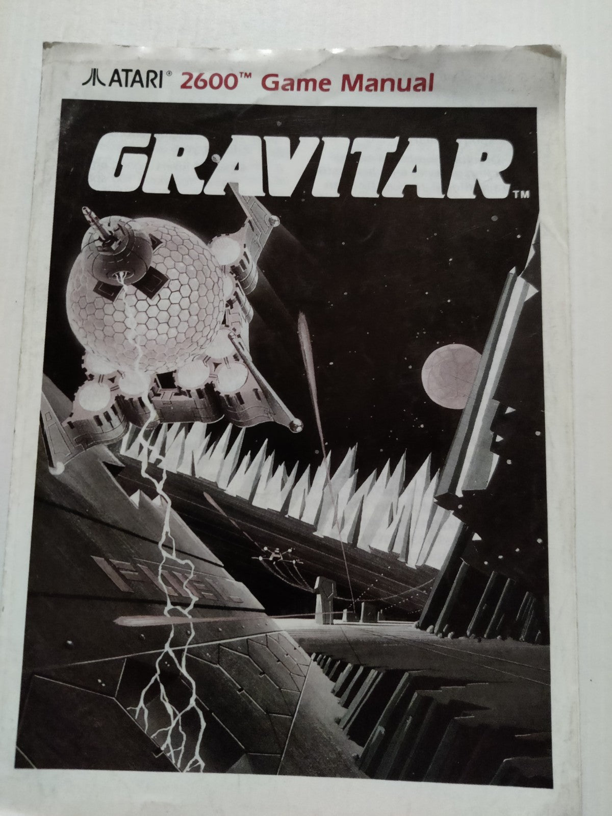 Gravitar - Atari 2600 Game Manual Instructions — photo 1