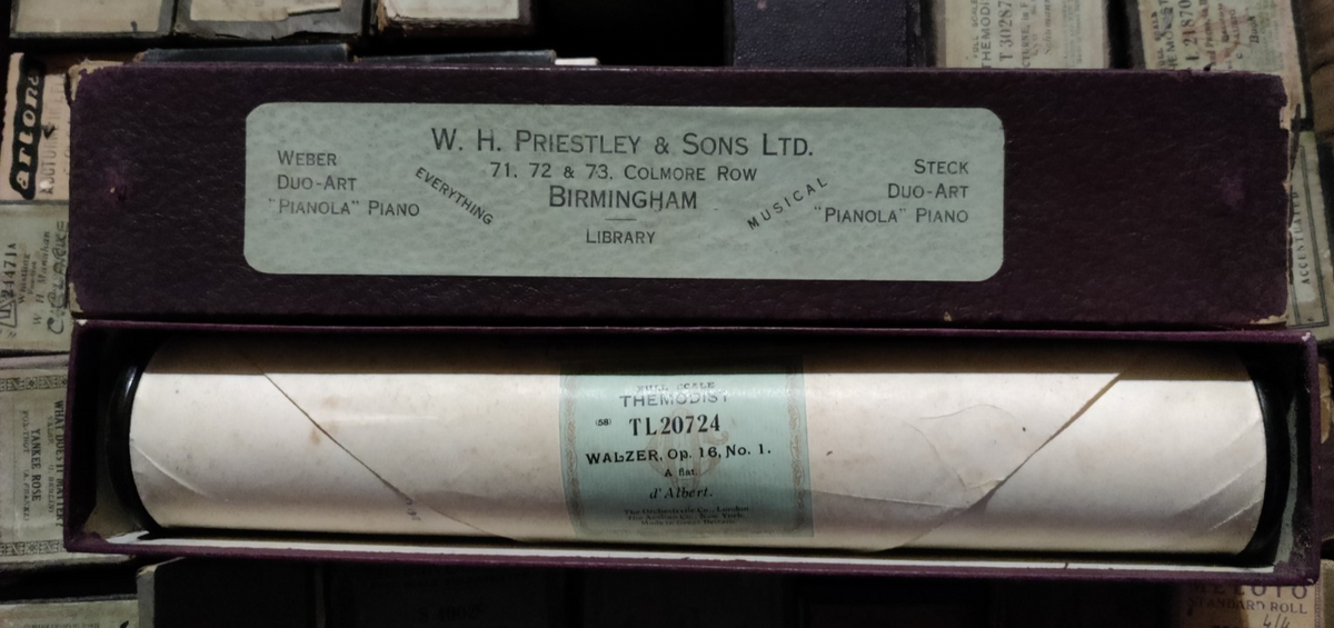 WALZER OP 16 NO 1 TL20724 d'Albert - Player Piano / Pianola Roll — photo 2