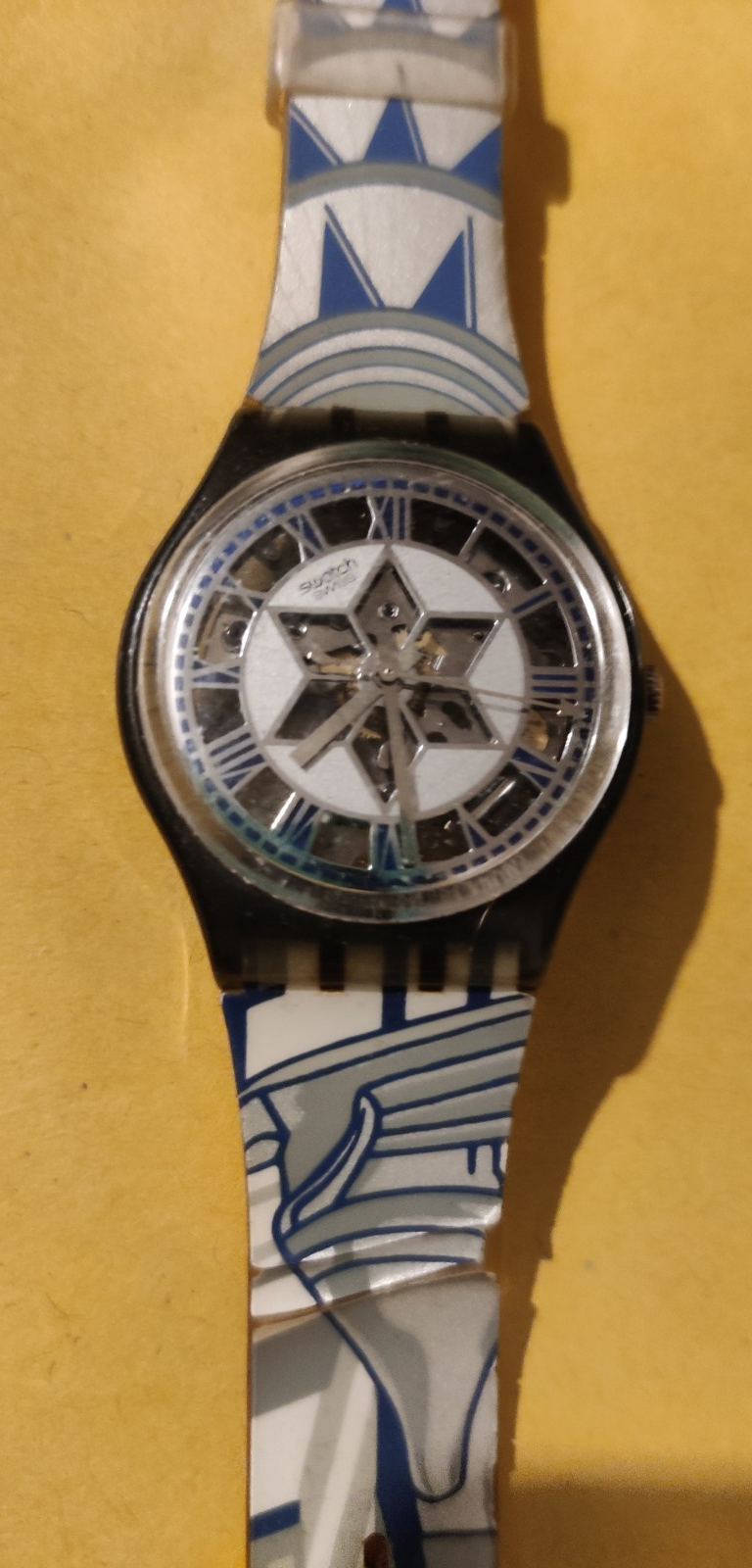 Swatch Watch Gent Original DECOSCRAPER GP109 Known as CHRYSLER Building 1993 — photo 1