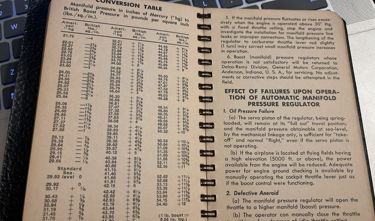 General Motors GM Allison Operators Manual Handbook WW2 USAAF P-38 P-51 — photo 3