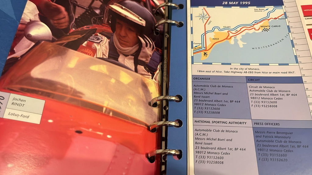 Ford Motorsport Cosworth Formula 1 Event Guide 1995 Press Team Binder — photo 6