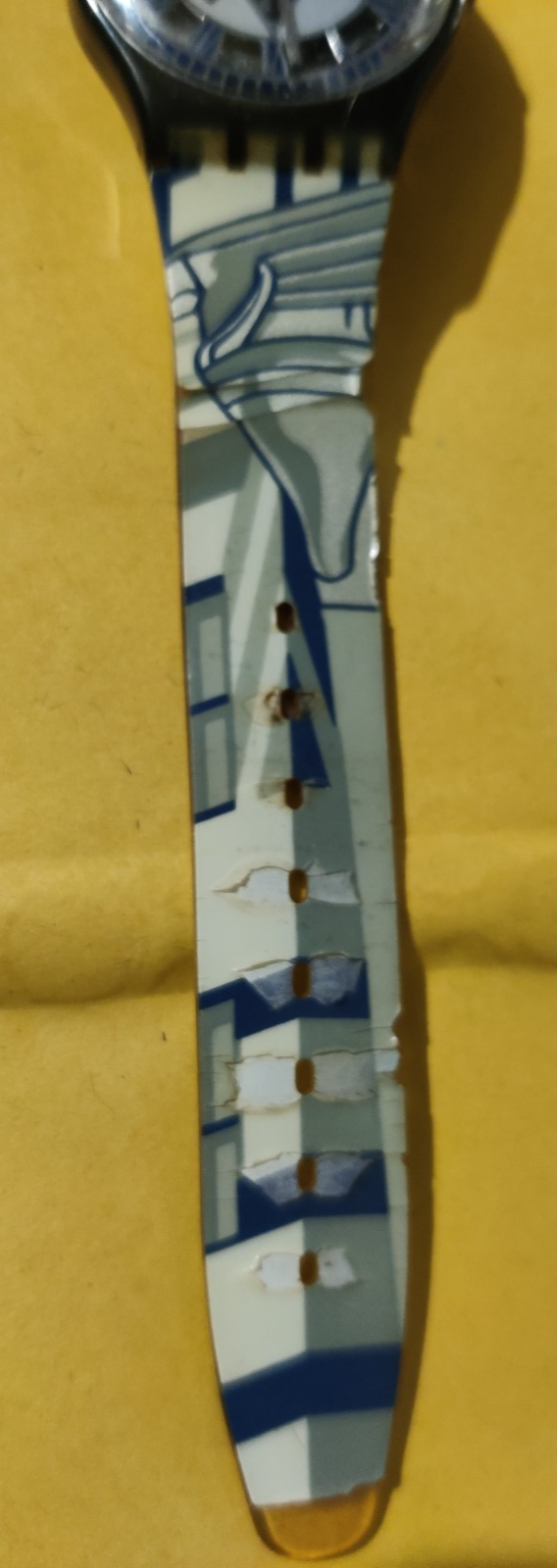 Swatch Watch Gent Original DECOSCRAPER GP109 Known as CHRYSLER Building 1993 — photo 6