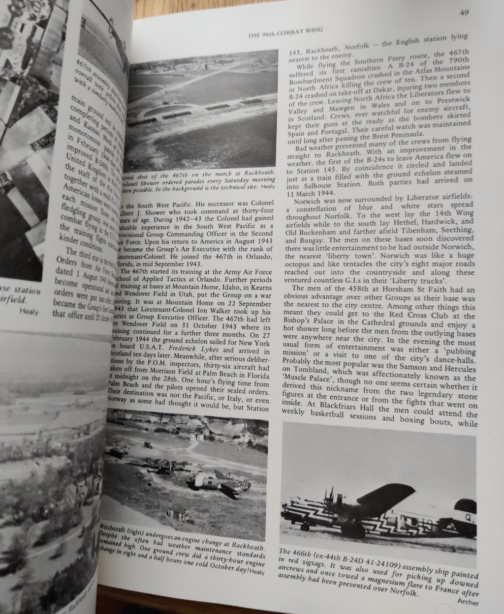 Fields Of Little America Book 8th Air Force 2nd Division WW2 USAAF B17 M Bowman — photo 3