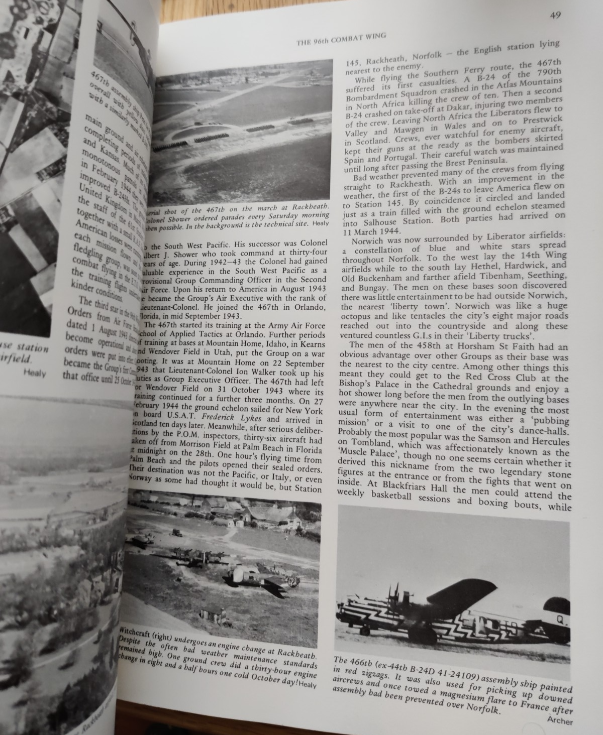 Fields Of Little America Book 8th Air Force 2nd Division WW2 USAAF B17 M Bowman — photo 3