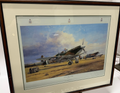 "Eagle Squadron Scramble" by Robert Taylor Signed Col. James Goodson WW2 Print — photo 1