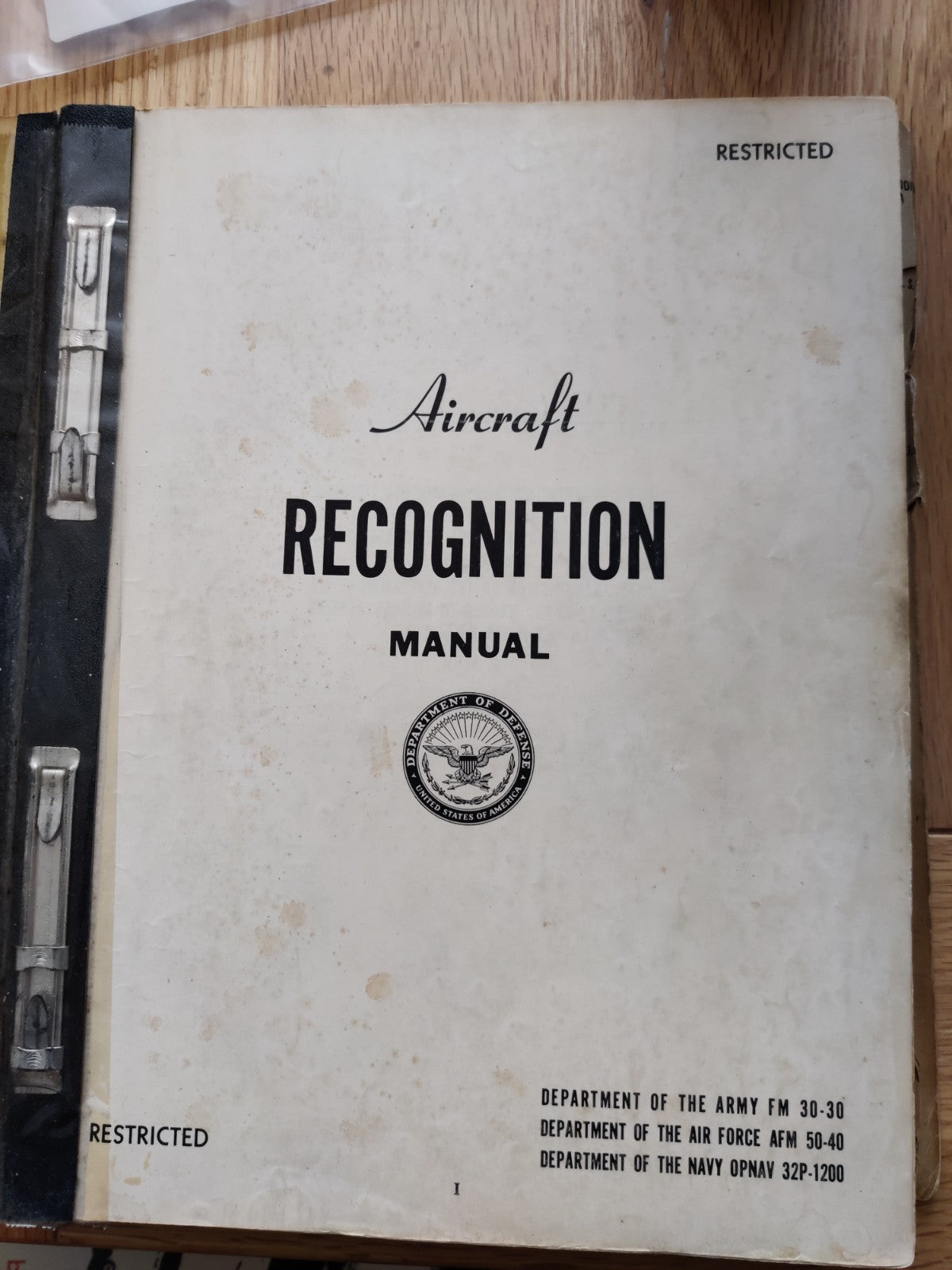 Vintage USAF Aircraft Recognition Army 1949 — photo 2