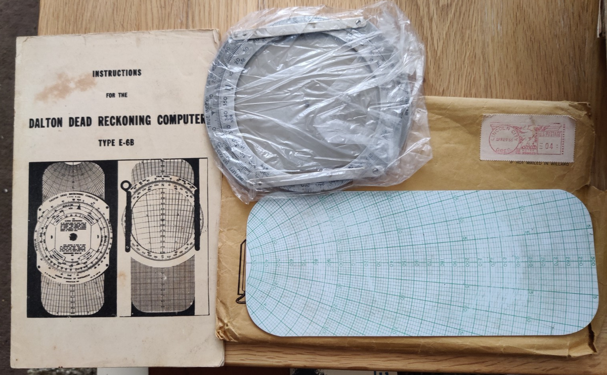 Genuine WW2 Dalton Dead Reckoning Computer Complete with Instructions — photo 1
