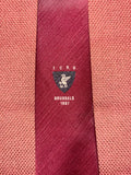 Eastern Counties Rugby Union Brussels 1987 Tour Vintage Neck Tie ECRU — photo 1