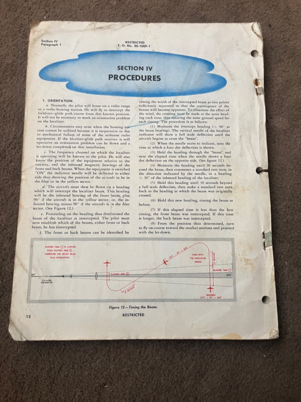 WW2 1944 USAAF Instrument Flying Basic & Advanced Pilot Technical Order Manual — photo 6