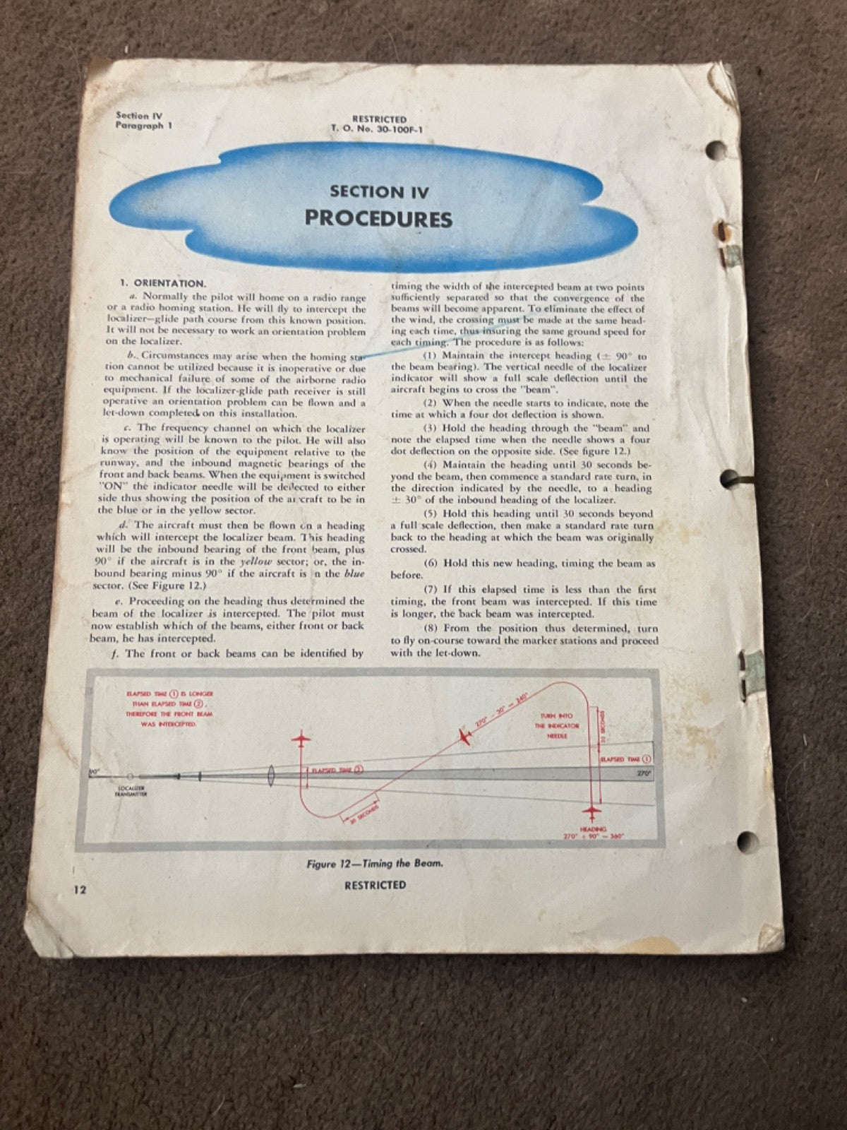 WW2 1944 USAAF Instrument Flying Basic & Advanced Pilot Technical Order Manual — photo 6